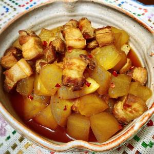 とうがんと豚肉の南蛮煮