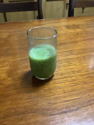 小松菜とりんごのジュース