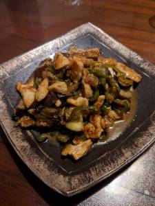 鶏肉となすのスタミナ炒め