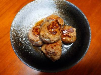 しいたけの肉詰め