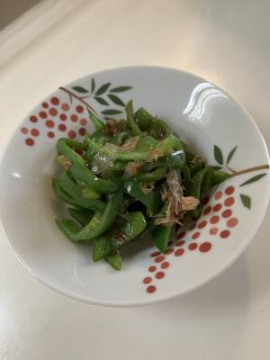 ピーマンのおかかきんぴら