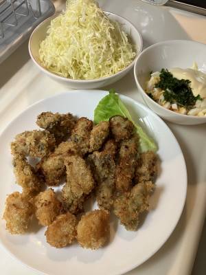 かきフライ　パセリタルタル