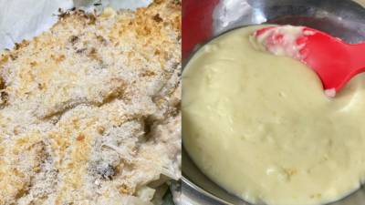 チキンマカロニグラタン