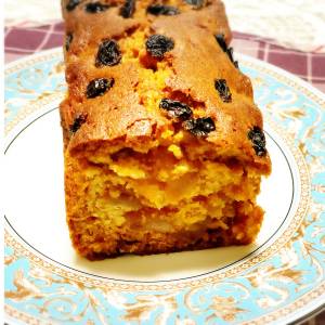 キャラメルりんごのパウンドケーキ