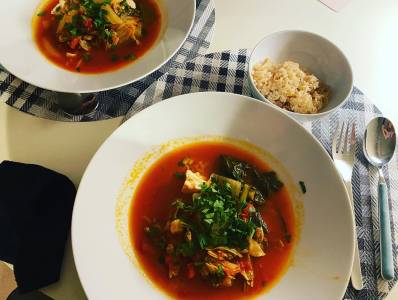 あんこうのトマトブイヤベース