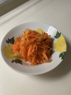 にんじんのゆず茶ラペ