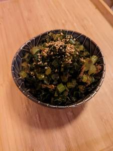 大根の葉のおかかふりかけ