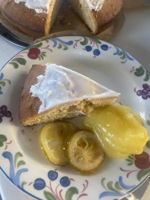 レモンアイシングケーキ