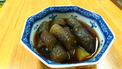 秋なすの煮物