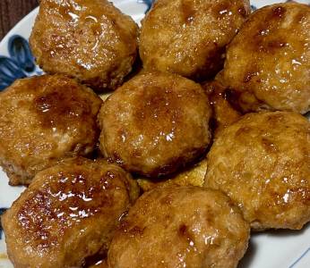 鶏つくねの照り焼き