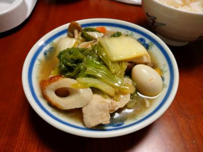 白菜と豚肉のうま煮