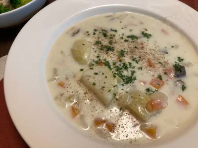 秋野菜のミルクシチュー