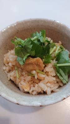 しょうがたっぷりピラフ