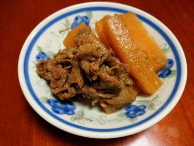 大根と牛肉の韓国風煮物