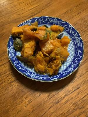 かぼちゃのバターあえ