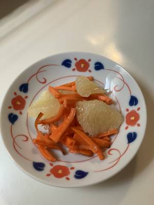 干しにんじんのはちみつレモン漬け