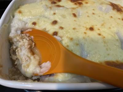 里芋と鶏肉のグラタン