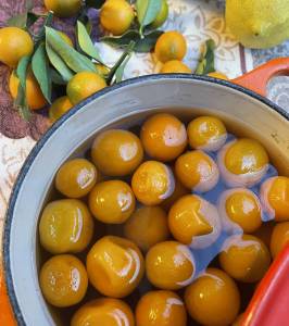 きんかんの白ワインシロップ煮