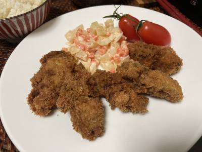 かきフライ　パセリタルタル