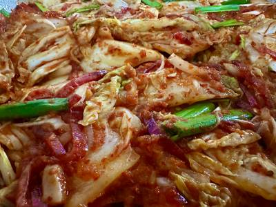 切り漬け白菜キムチ