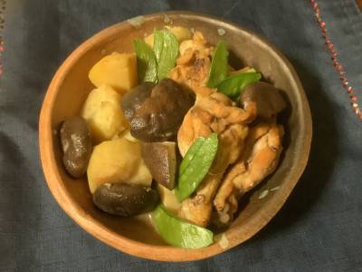 じゃがいもと手羽元の炊いたん