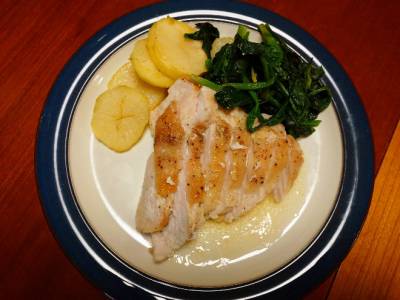 チキンのレモンバターソテー