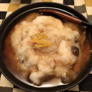 しめじと豆腐のかぶら蒸し