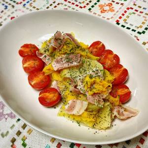 白菜の洋風フライパン蒸し