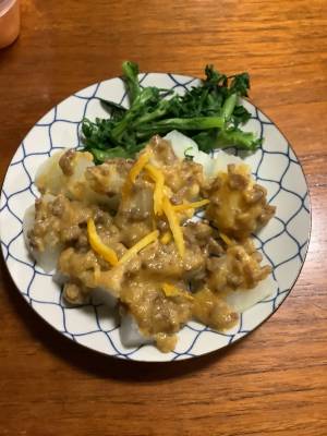 ふろふき大根の肉みそがけ