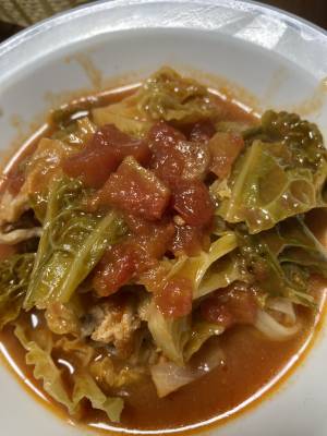 トマトとチキンの煮込み