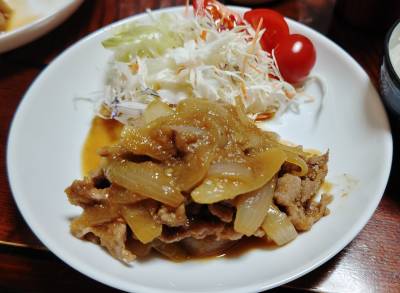 薄切りポークジンジャー