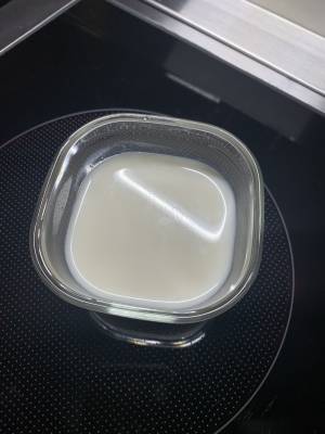 ミルク寒天 ジンジャーシロップがけ