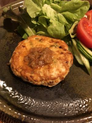 青じそたっぷりチキンバーグ