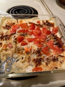 スパゲッティミートグラタン