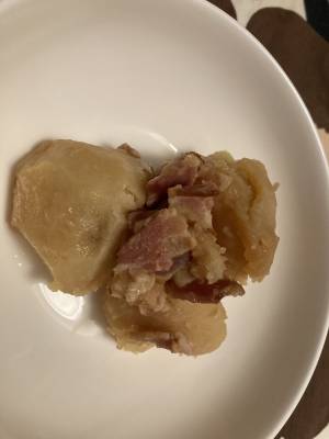 じゃがいもとベーコンの煮ころがし