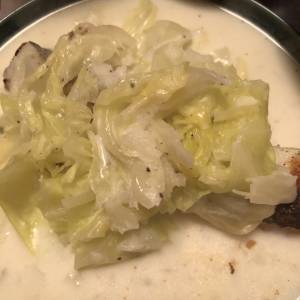 たらのソテー かぶのポタージュソース