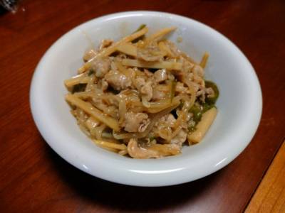 減塩 チンジャオロースー