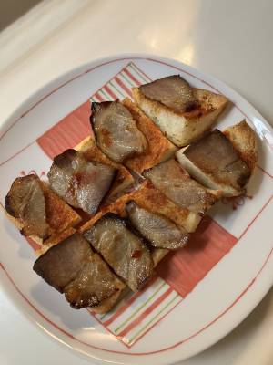 ピリ辛チャーシュートースト