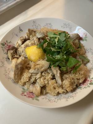 塩焼きぶりの混ぜご飯