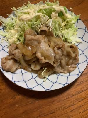 薄切りポークジンジャー