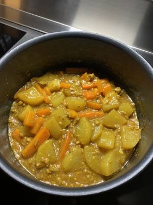 大根の和風カレー炒め煮