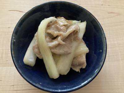 白菜と豚肉のオイスターソース炒め