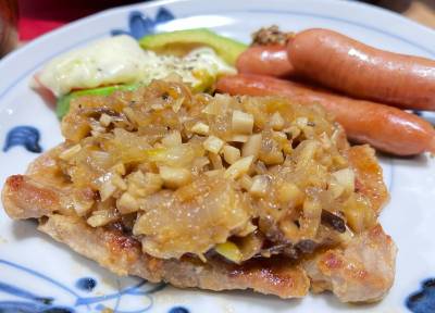 ポークソテー きのこソース