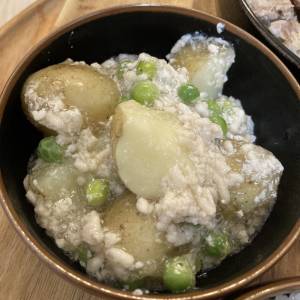 新じゃがのそぼろ煮