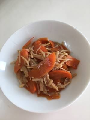 にんじんとえのきのきんぴら