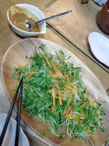 水菜のごまだれサラダ