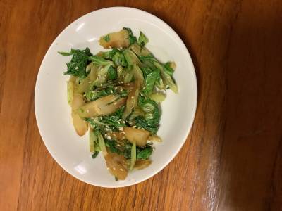 セロリのきんぴら