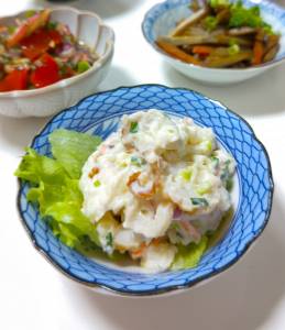 長芋のあっさりポテトサラダ