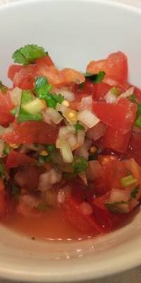 いわしの塩焼き フレッシュサルサ