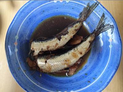 いわしのしょうが煮